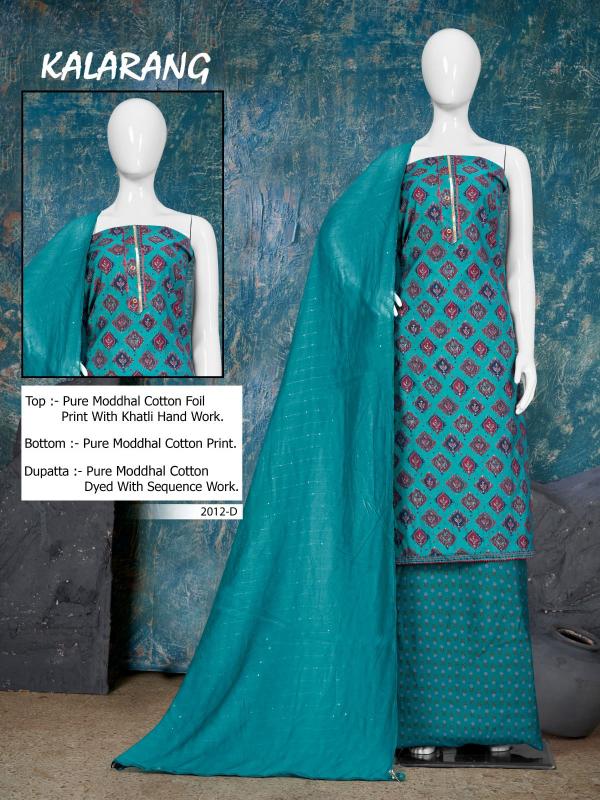 Bipson Kalarang 2012 Stylish Cotton Designer Dress Material Collection